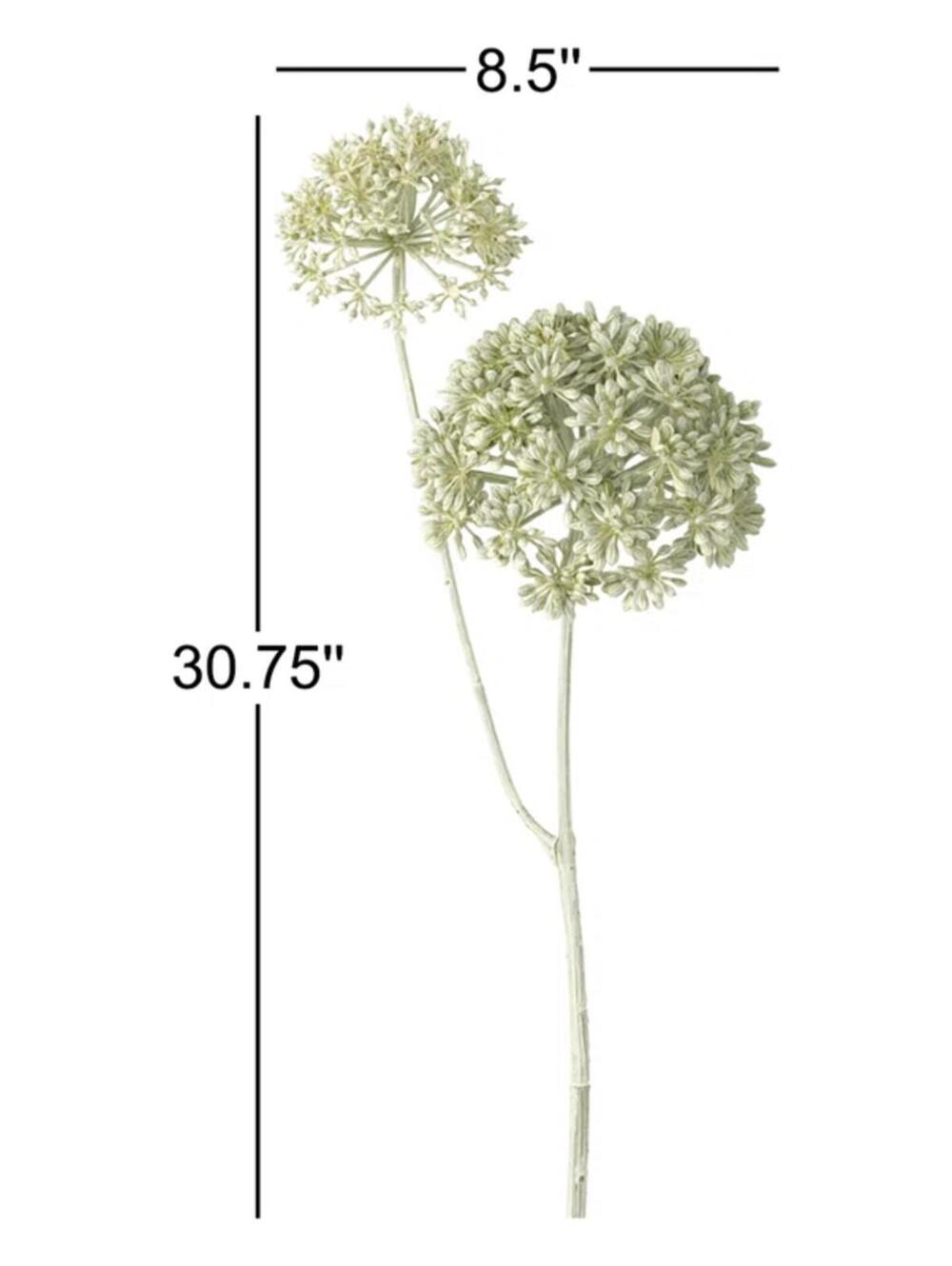 New! Light Green Faux Eucalyptus Seed Stems - Birch Lane - Set of 2 Stems